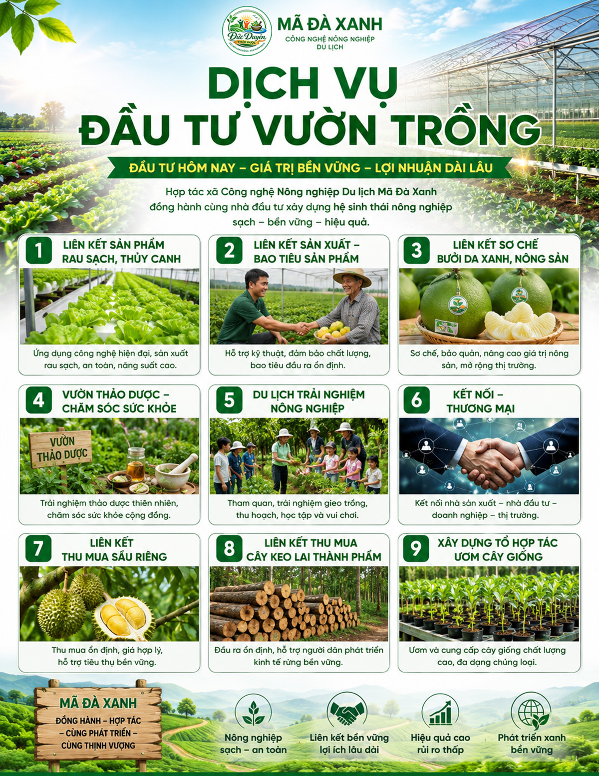 Đầu tư vườn trồng